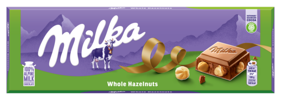 Milka Whole nuts, 250g DD