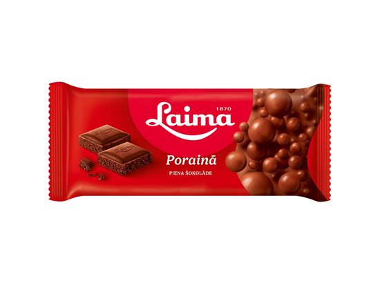 Piena šokolāde LAIMA porainā, 60g