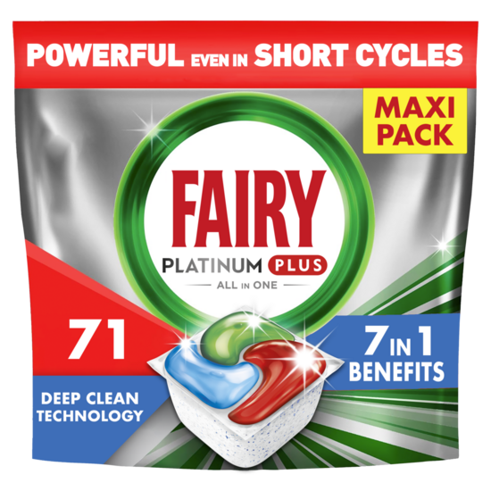 Trauku mazg.kapsulas FAIRY Platinum+ Deep Clean, 71gb