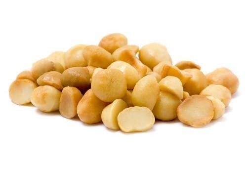 Makadāmijas rieksti, grauzdēti, ar sāli, 500 g