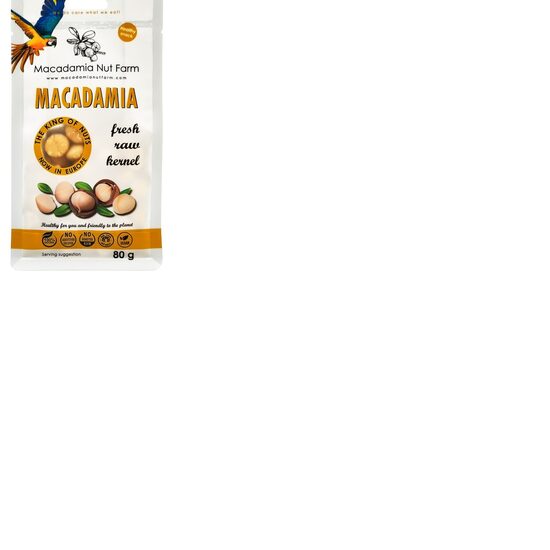 Makadāmijas rieksti MACADAMIA NUUT FARM, 80g