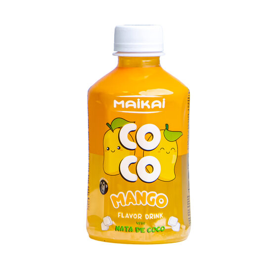 Sulas dzēriens MAIKAI Coco mango, ar kokosriekstu gabaliņiem, PET, 0.28l (DEP)