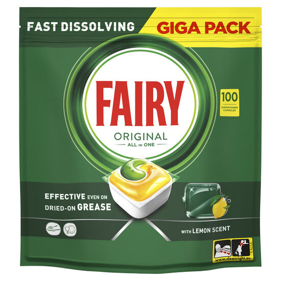Trauku mazg.kapsulas FAIRY Ain1 Lemon, 100gb