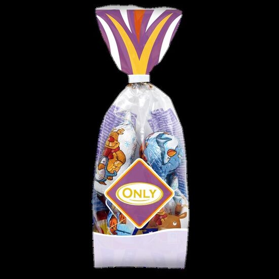 Ziemassvētku piena šokolādes bumbiņas                                ONLY Mix, 100g