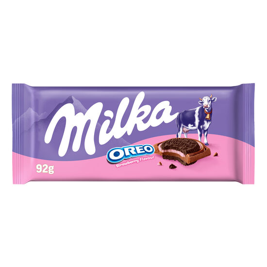 Milka šokolāde Oreo Strawberry 92g