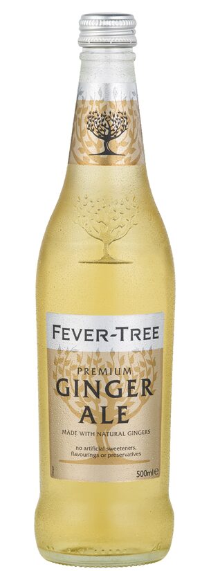Bezalkoholisks dzēriens FEVER TREE Ginger Ale, stiklā, 0.5l (DEP)