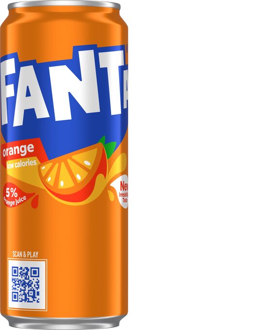Gāzēts dzēriens FANTA Orange, bundžā, 0.33l (DEP)