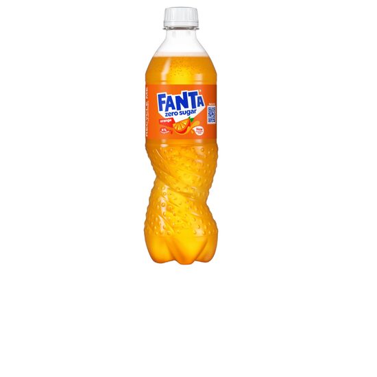 Gāzēts dzēriens FANTA Orange Zero, PET, 0.5l (DEP)