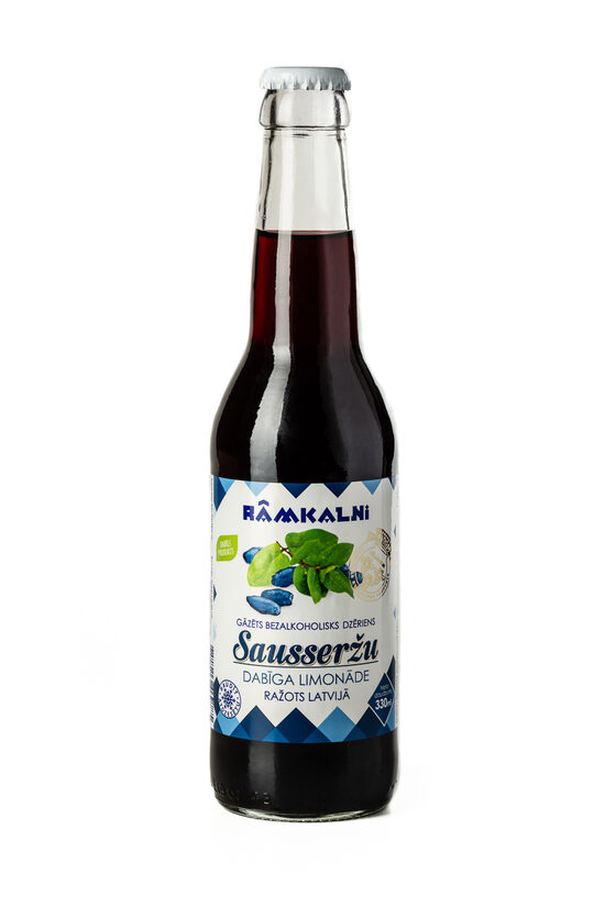 Limonāde RĀMKALNI, Sausseržu, stiklā, 0.33l (DEP)