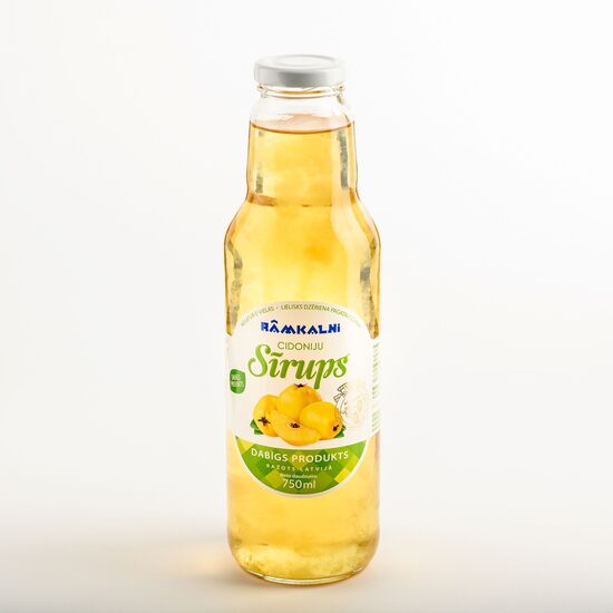 Sīrups RĀMKALNI, Cidoniju, stiklā, 0.75l (DEP)