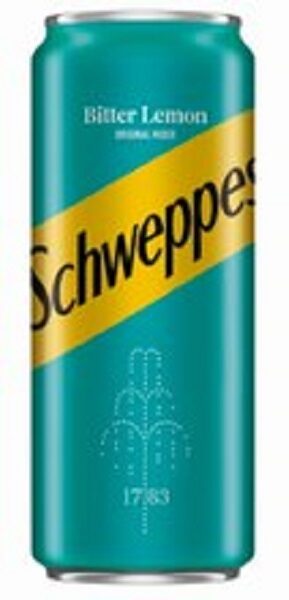 Gāzēts dzēriens SCHWEPPES Bitter Lemon, bundžā, 0.33l (DEP)