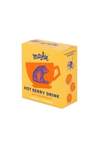 Karstais dzēriens MASHIE Sea buckthorn for energy drink, 4x40ml
