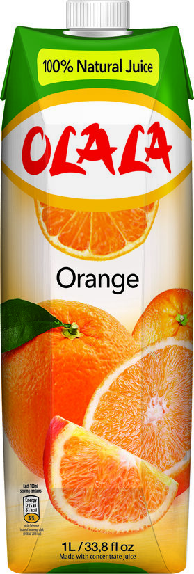 Sula OLALA Apelsīnu 100%, 1l