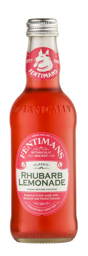 Bezalkoholisks dzēriens FENTIMANS Premium Rhubarb, stiklā, 0.275l (DEP)