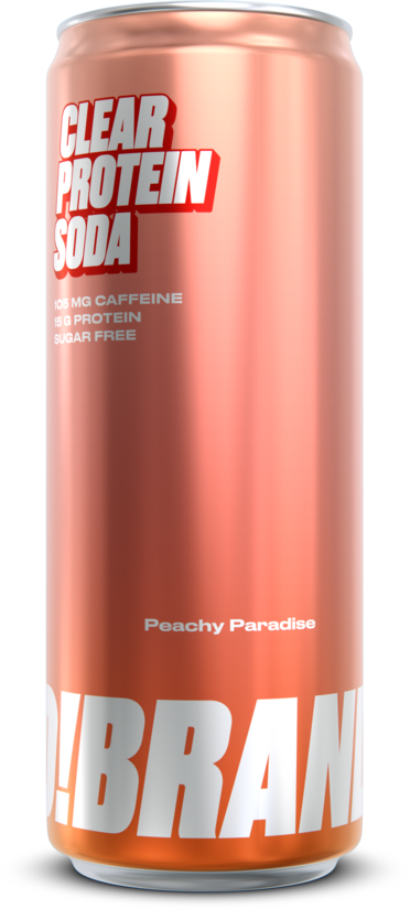 Gāzēts dzēriens PRO!BRANDS Clear Protein Soda, ar persiku garšu, bundžā, 0.33l (DEP)