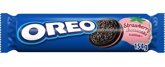 Cepumi OREO ar zemeņu siera kūkas garšu 154g