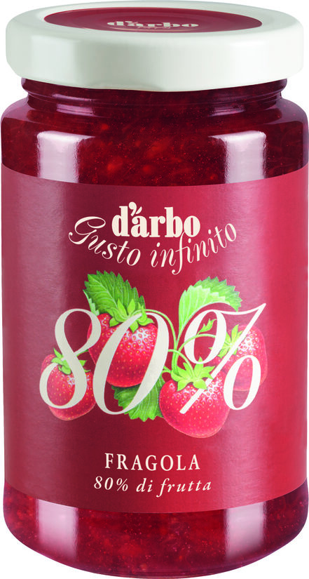 Zemeņu ievārījums D'ARBO, 80%, 250g