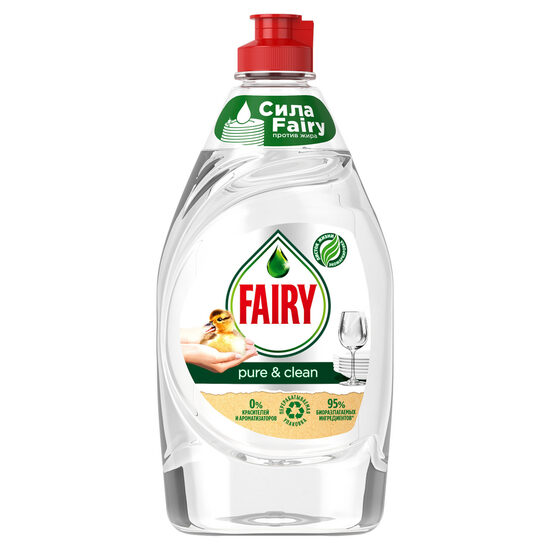 Trauku mazg.līdz. FAIRY Pure & Clean, 450ml
