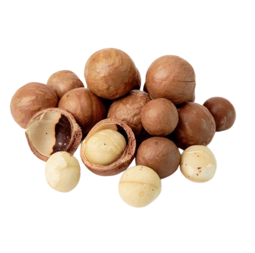 Makadāmijas rieksti čaumalās, grauzdēti, sālīti, 8kg