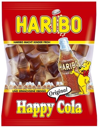 Želejkonfektes HARIBO Happy Cola, 100g