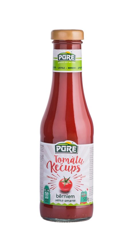 Kečups tomātu bērniem PŪRE, 510g