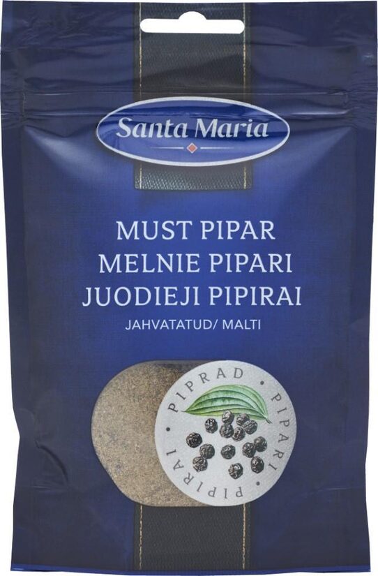 Melnie pipari, malti 45G 100557 Santa Maria