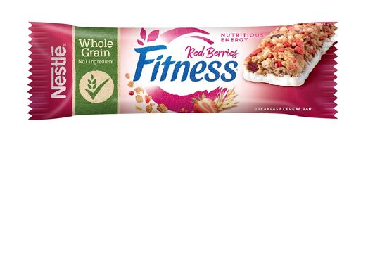 Batoniņš NESTLE Fitness ar sarkanām ogām, 23.5g