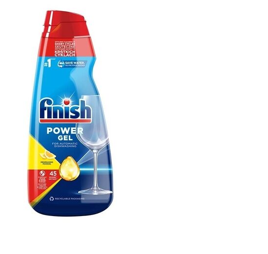 Želeja trauku mazgāšanas automātiem FINISH Lemon, 900ml