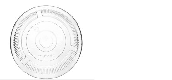 Plakani vāki VEGWARE, D 96mm, PLA, ar caurumu, 0.3kg, 100gab