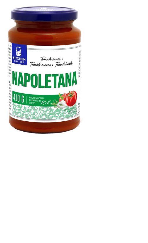 Mērce KITCHEN MASTERS, Itāļu stilā, Napoletana, ar dārzeņiem, 410g