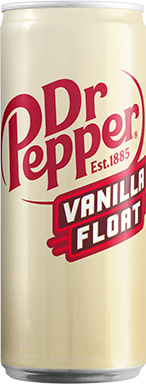 Gāzēts dzēriens DR.PEPPER Vanilla Float, bundžā. 0.33l (DEP)