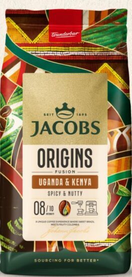 Kafijas pupiņas JACOBS Uganda&Kenya 1kg