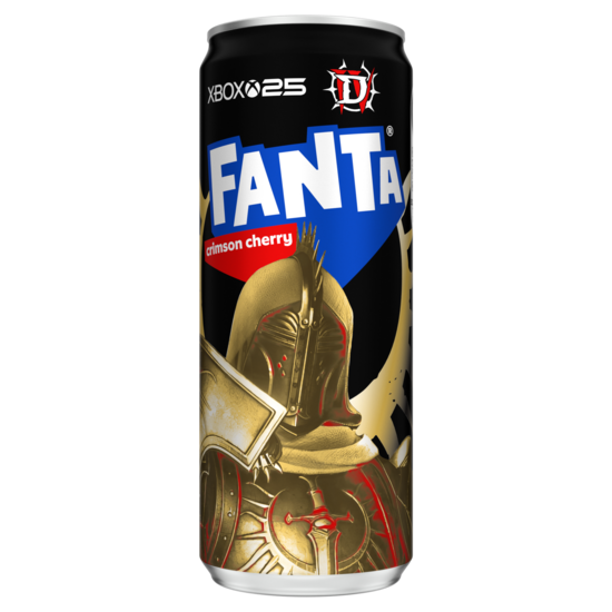 Gāzēts dzēriens FANTA Apple Cherry, bundžā, 0.33l (DEP)