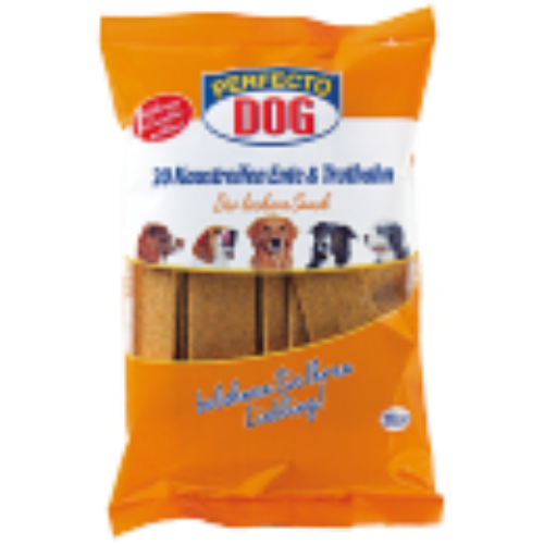 Suņu gardums PERFECTO Strīpiņas pīle, tītars, 20gab, 200g