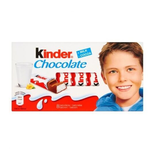 Piena šokolāde bērniem KINDER, 100g