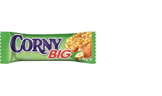 Batoniņš CORNY BIG riekstu, 50g