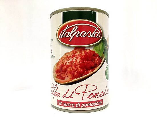 Tomāti, griezti ITALPASTA, 400g (easy open)