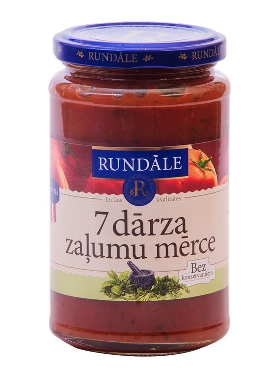7 dārza zaļumu mērce RUNDĀLE, 420g