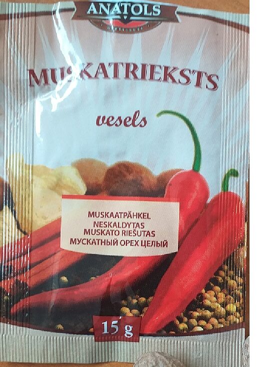 Muskatrieksts vesels ANATOLS, 15g
