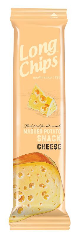 Kartupeļu plāksnes LONGCHIPS ar siera garšu, 75g