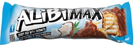 Vafeļu batoniņš ALIBI MAX kokosriekstu, 49g
