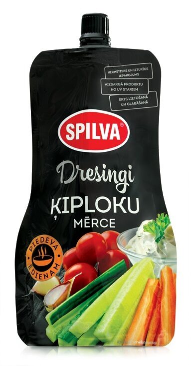 Ķiploku mērce SPILVA, stāvpakā, 220g