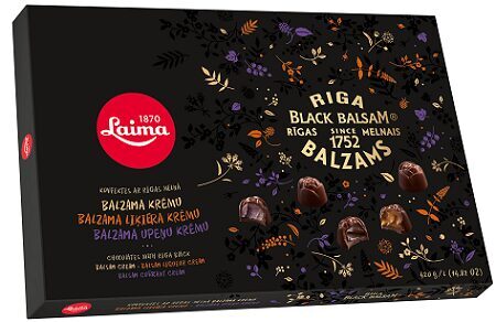 Rīgas Melnā Balzama konfekšu izlase LAIMA, 420g