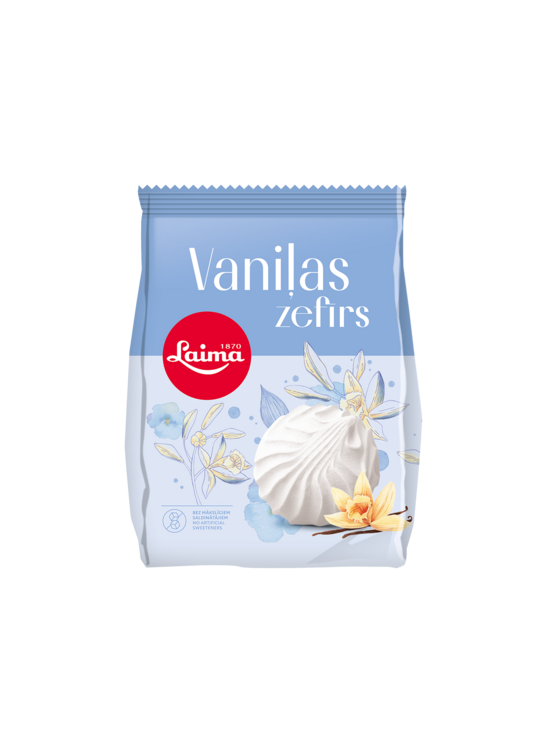 Zefīrs Vaniļas LAIMA, 200g
