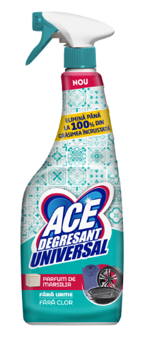 Izsmidzināms universāls tīrīšanas līdzeklis ACE, Marsiglia, 650ml