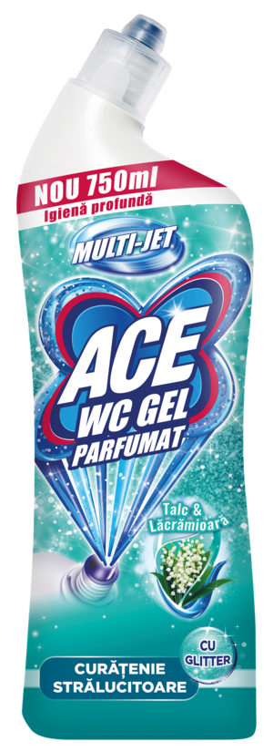 Tualetes tīrīšanas līdzeklis ACE GLITTER TALCO, 750 ml