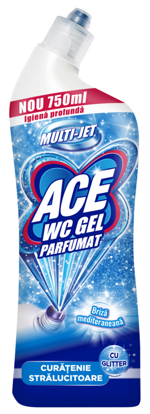Tualetes tīrīšanas līdzeklis ACE GLITTER MARIN, 750 ml