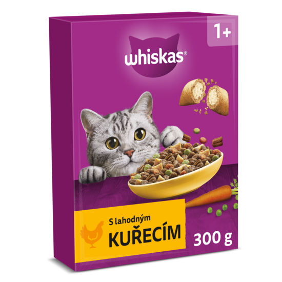 Sausā barība Whiskas Adult ar vistas gaļu 300g