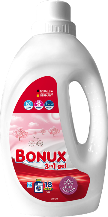 Bonux Washing Gel Pure Magnolia 18 washes 0,9L