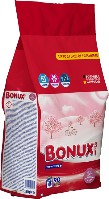 Bonux Washing Powder Pure Magnolia 90 washes 5.85Kg